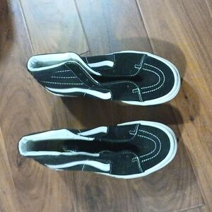 Platform HighTop Black&white vans